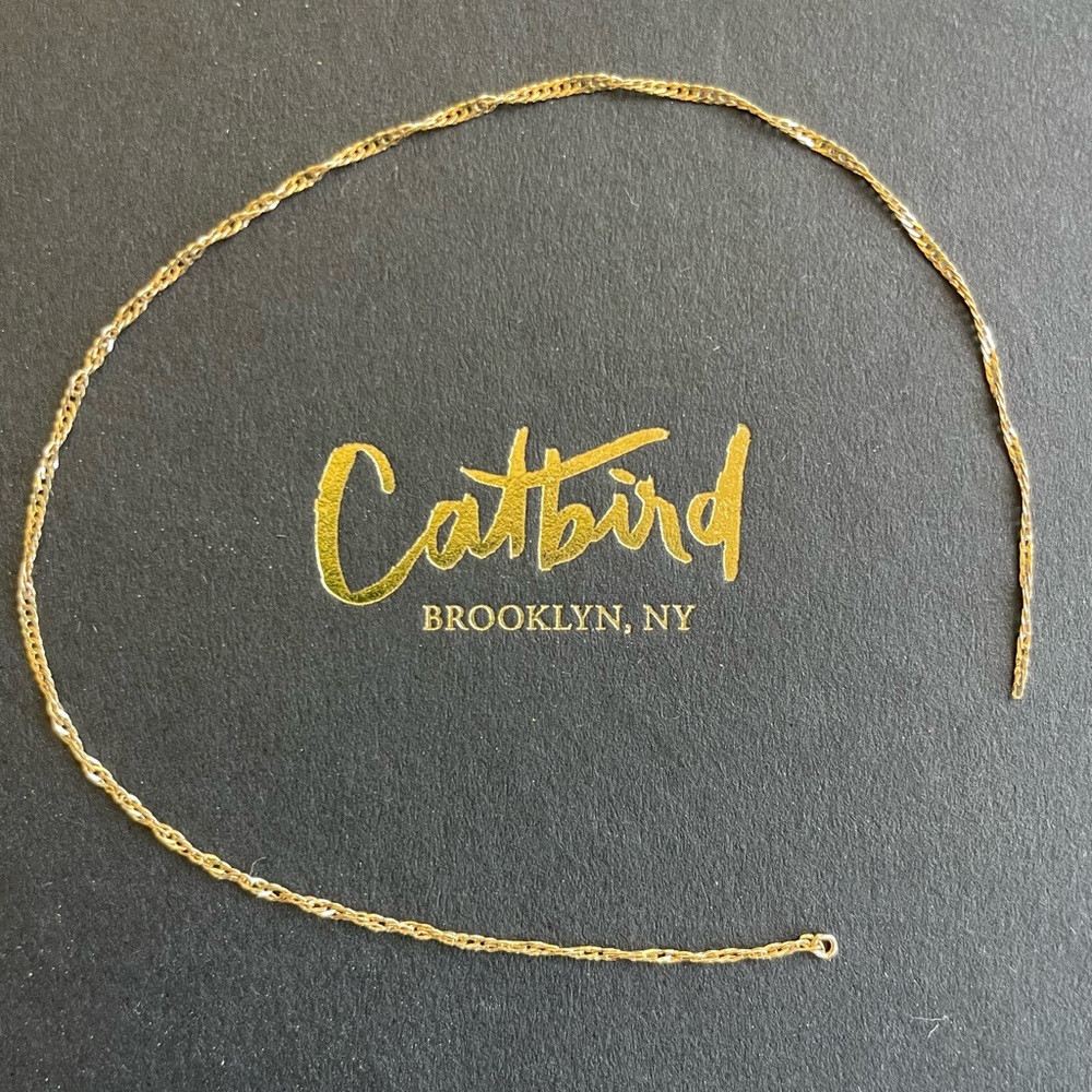 Catbird “sweet nothing” 14k solid Gold bracelet
